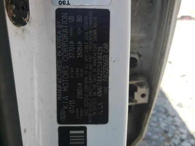 2012 KIA FORTE LX