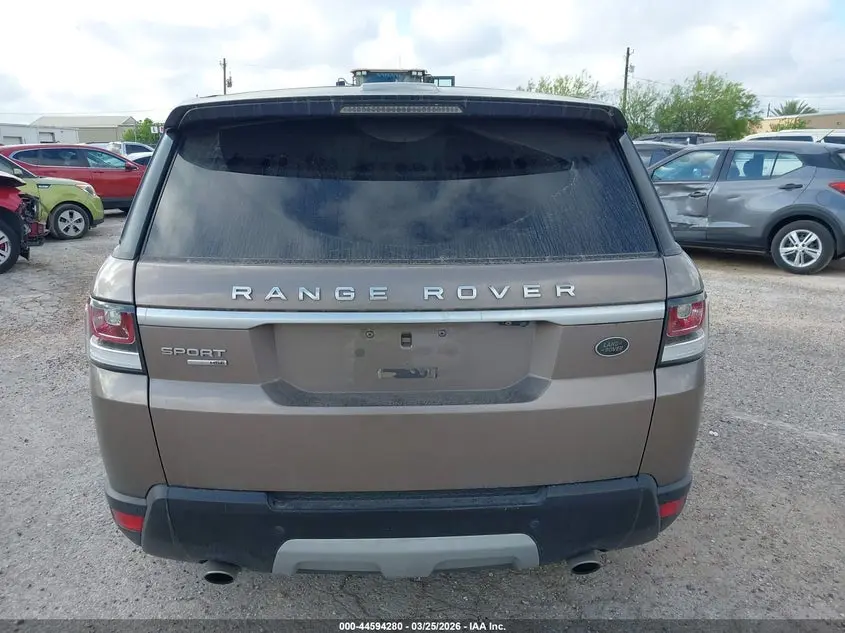 2017 LAND ROVER RANGE ROVER SPORT 3.0L V6 SUPERCHARGED HSE