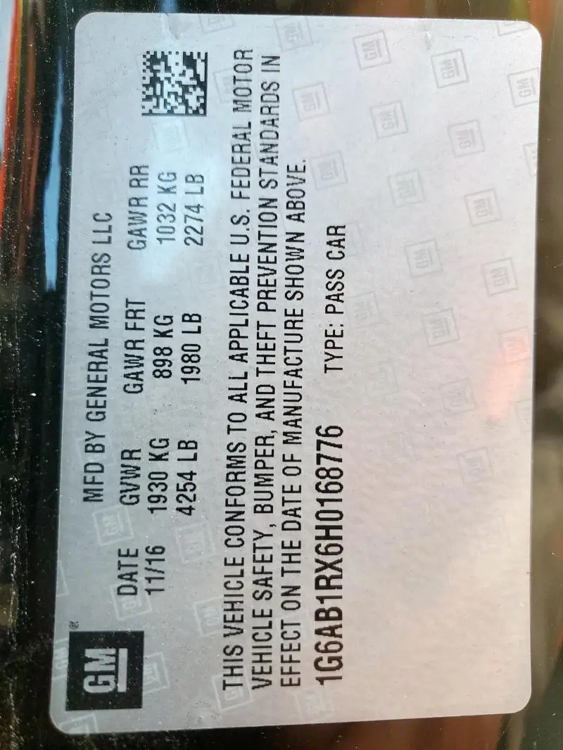 2017 CADILLAC ATS LUXURY  