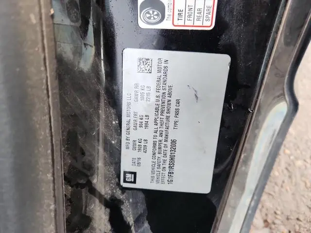 2017 CHEVROLET CAMARO LT  