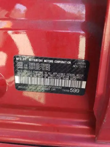 2015 MITSUBISHI LANCER ES  