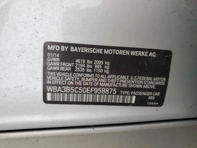 2014 BMW 328 XI SULEV  