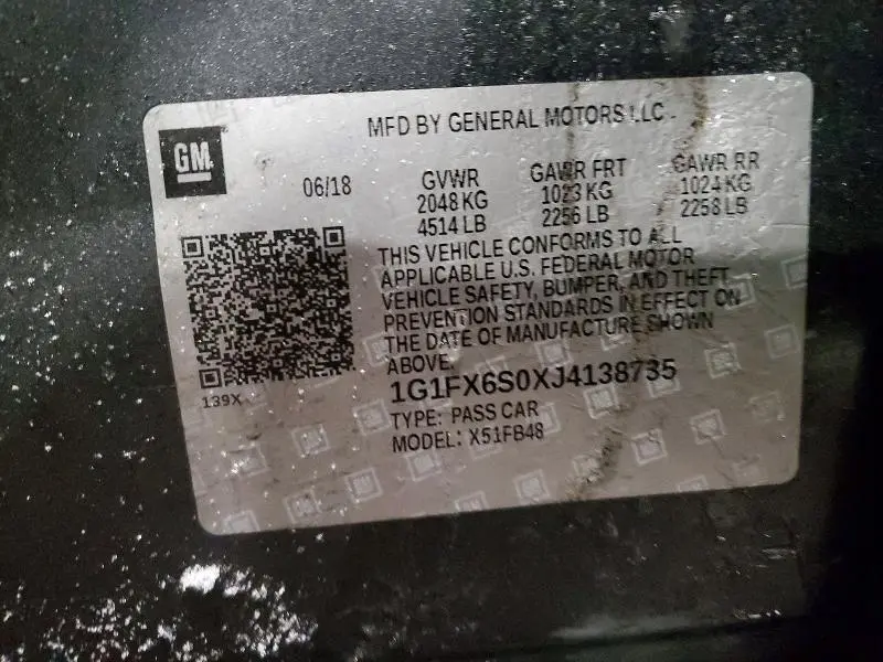 2018 CHEVROLET BOLT EV PREMIER  