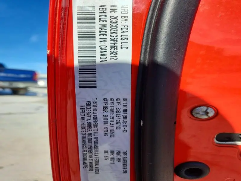 2023 DODGE CHALLENGER GT  