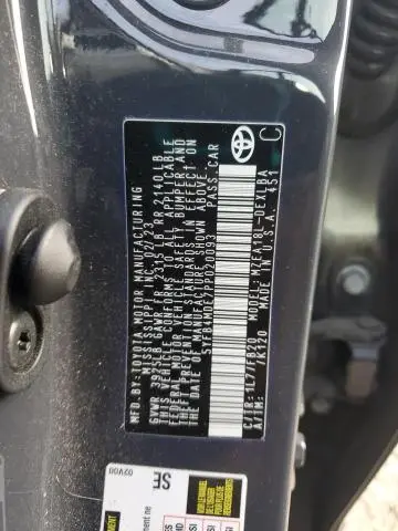 2023 TOYOTA COROLLA LE  