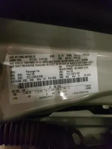 2018 FORD FOCUS SE