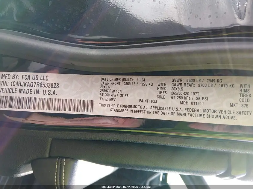 2024 JEEP GRAND CHEROKEE L ALTITUDE X 4X4