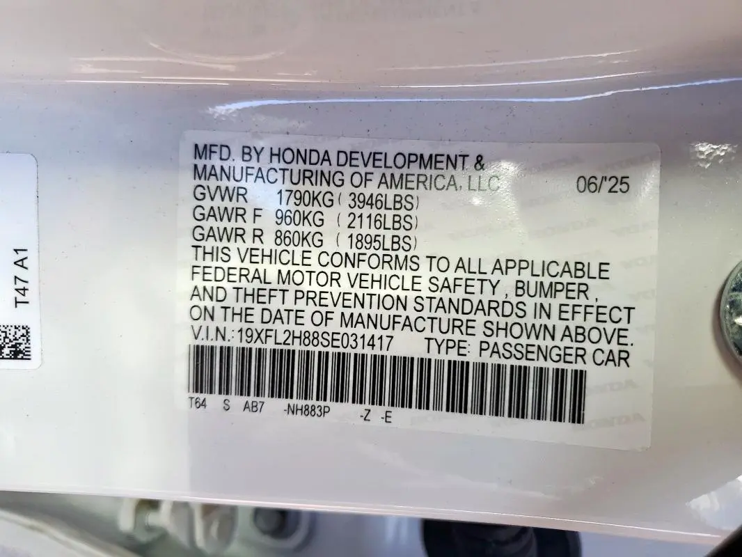 2025 HONDA CIVIC SPORT  