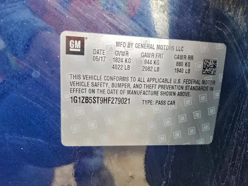 2017 CHEVROLET MALIBU LS  