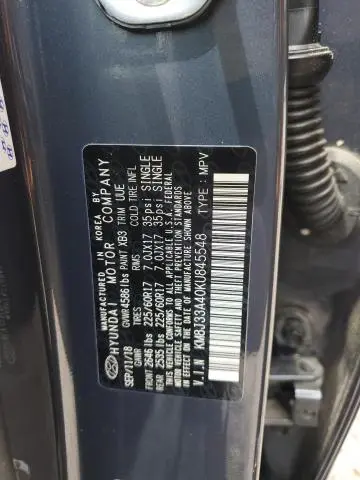 2019 HYUNDAI TUCSON LIMITED  