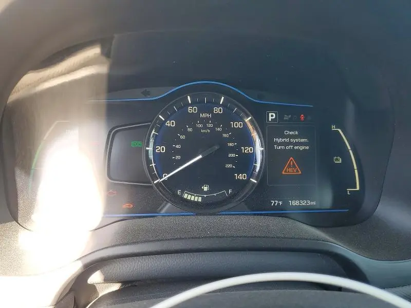 2017 HYUNDAI IONIQ BLUE  