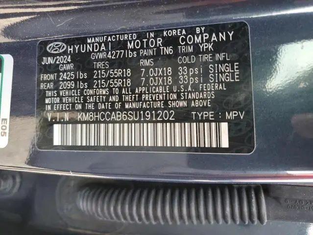 2025 HYUNDAI KONA SEL  