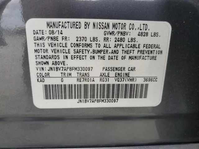 2015 INFINITI Q50 BASE