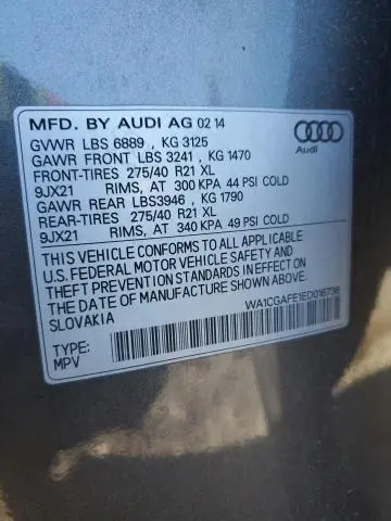 2014 AUDI Q7 PREMIUM  