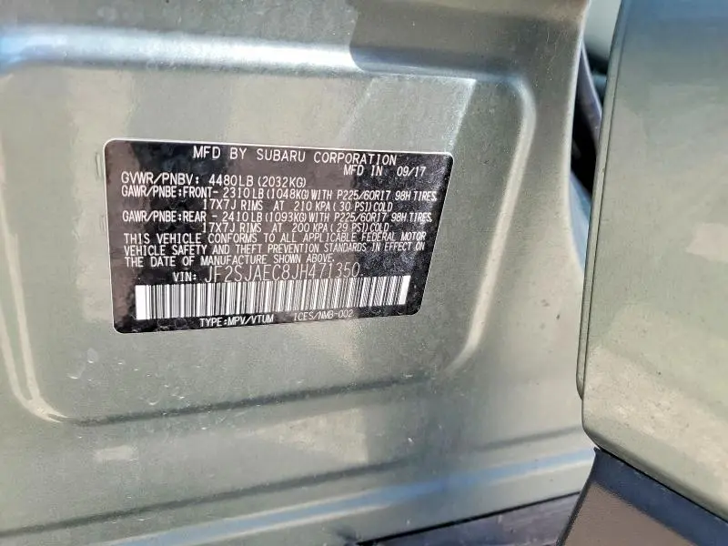 2018 SUBARU FORESTER 2.5I PREMIUM  