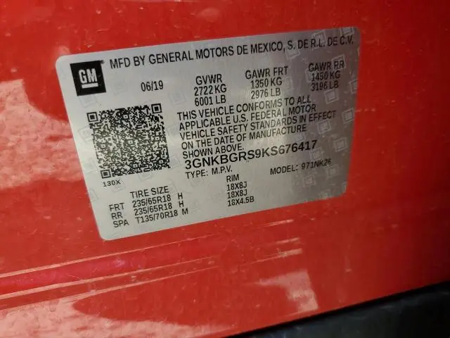 2019 CHEVROLET BLAZER 2LT  