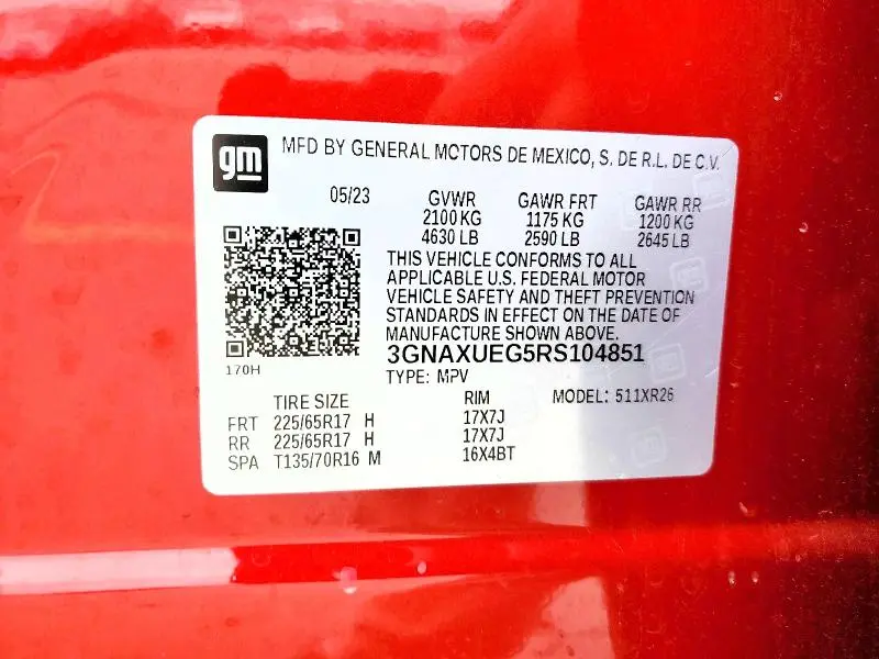 2024 CHEVROLET EQUINOX LT  