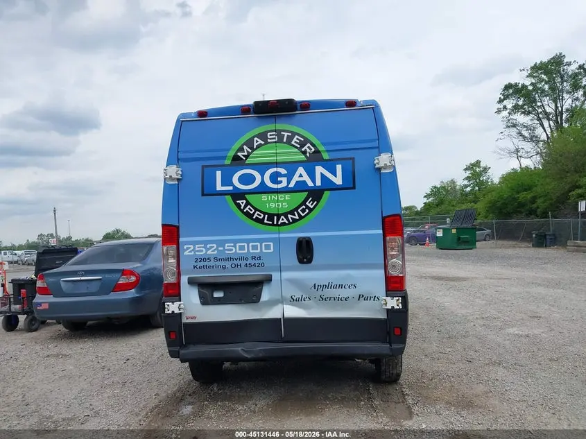 2019 RAM PROMASTER 1500 HIGH ROOF 136 WB