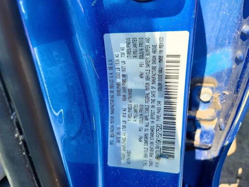 2019 TOYOTA YARIS LE  