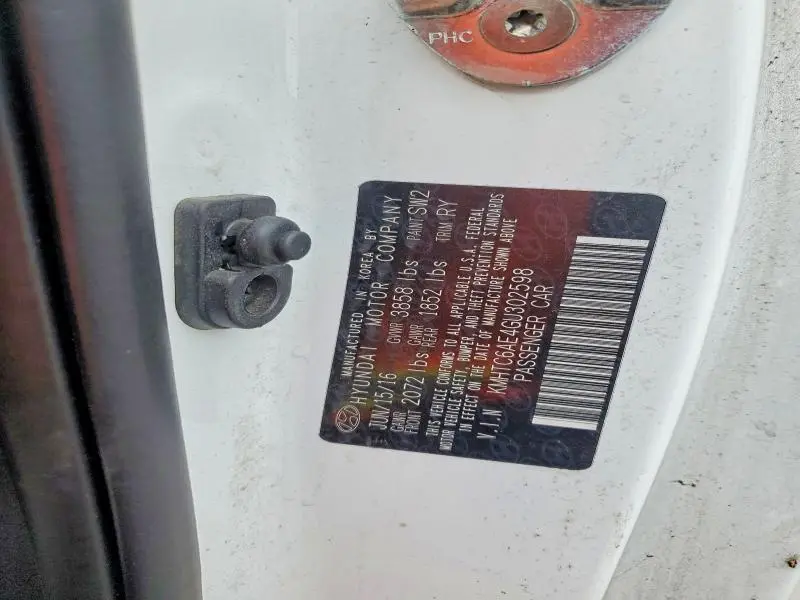 2016 HYUNDAI VELOSTER TURBO  