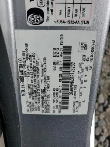 2011 FORD FUSION SE  
