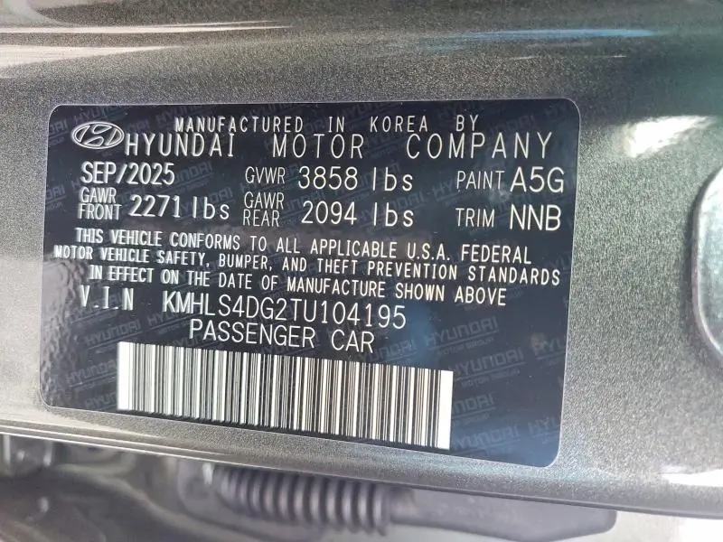 2026 HYUNDAI ELANTRA SEL SPORT PREMIUM  