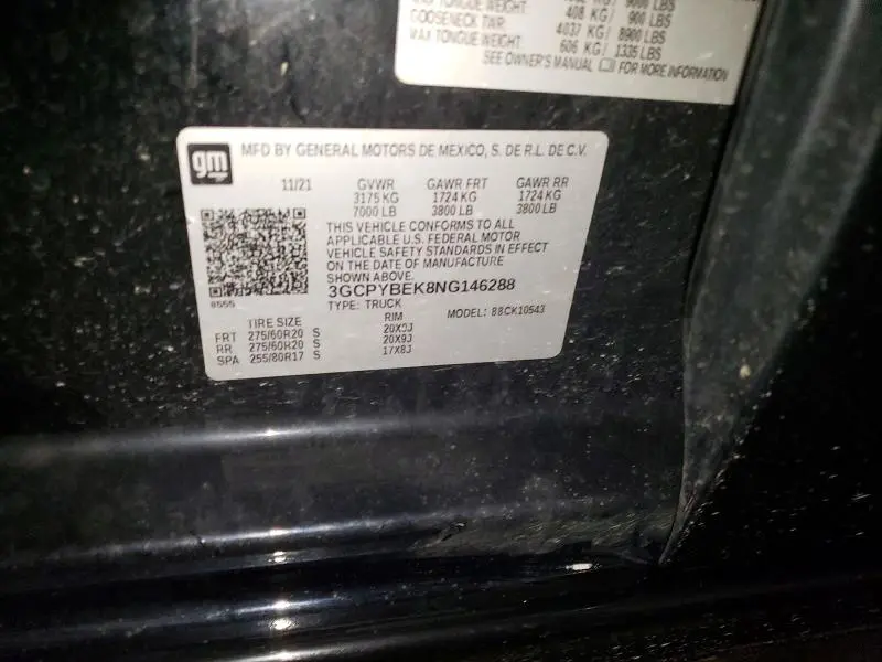 2022 CHEVROLET SILVERADO LTD K1500 CUSTOM  