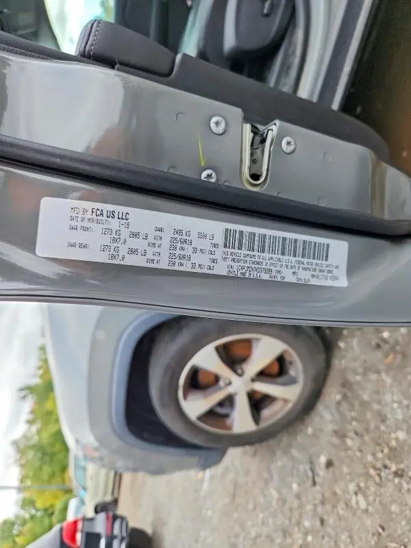 2019 JEEP CHEROKEE LIMITED  
