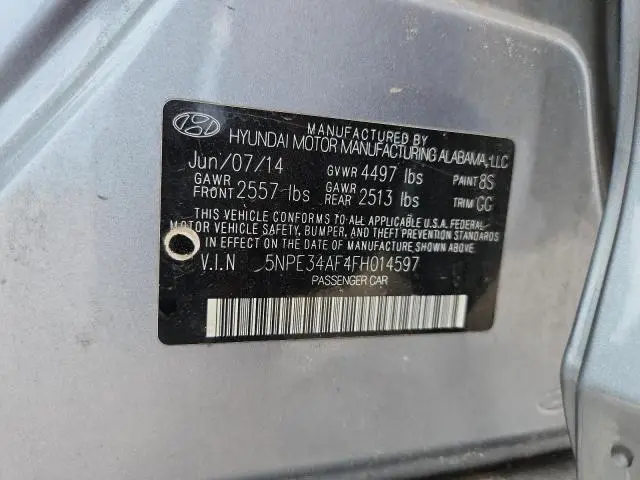 2015 HYUNDAI SONATA LIMITED  