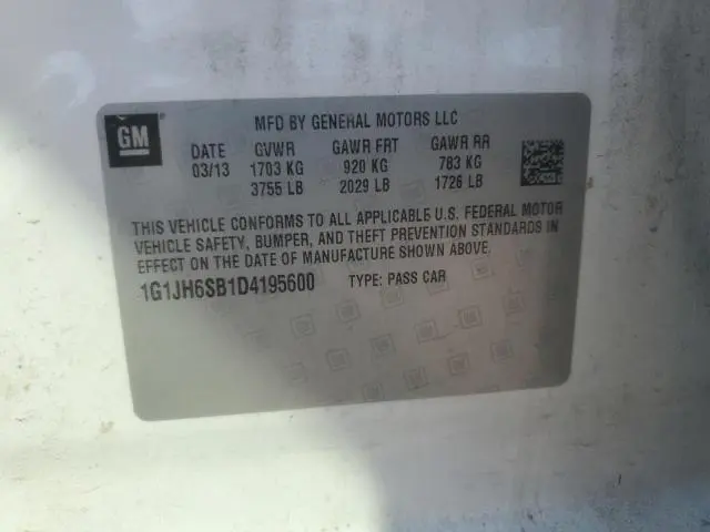 2013 CHEVROLET SONIC RS