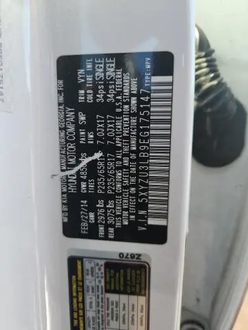 2014 HYUNDAI SANTA FE SPORT   