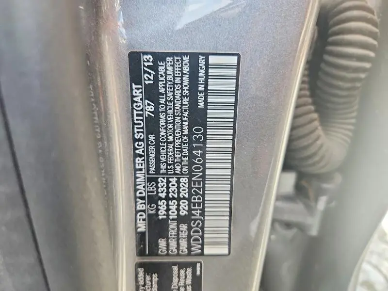 2014 MERCEDES-BENZ CLA 250  