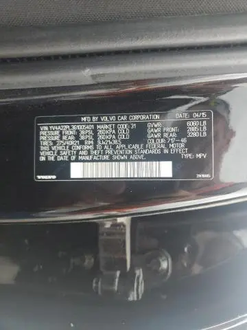 2016 VOLVO XC90 T6  