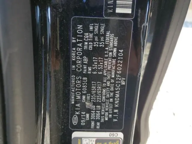 2015 KIA SEDONA L  