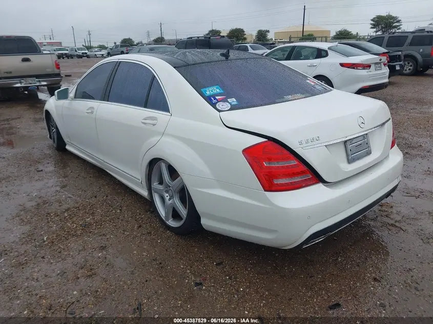 2013 MERCEDES-BENZ S 550  