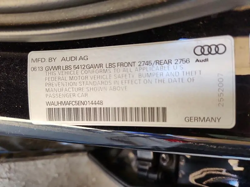 2014 AUDI A6 PRESTIGE  