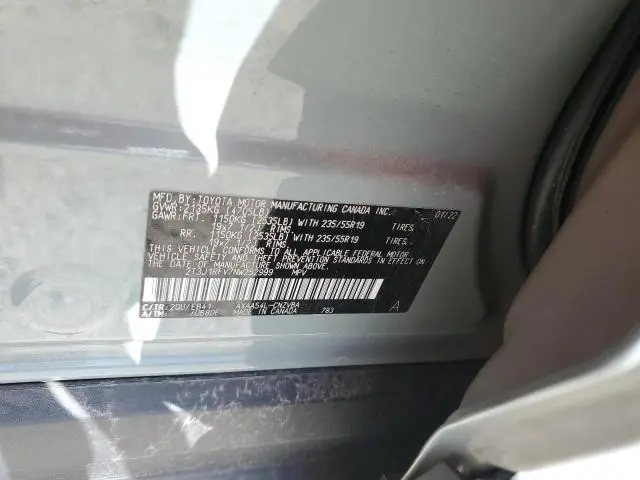 2022 TOYOTA RAV4 ADVENTURE  