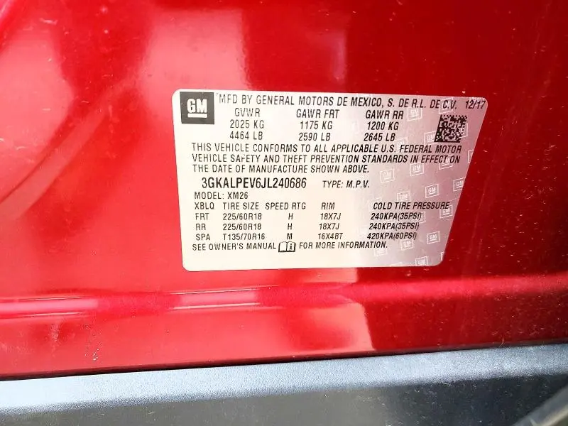 2018 GMC TERRAIN SLT  