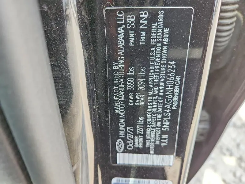 2022 HYUNDAI ELANTRA SEL  