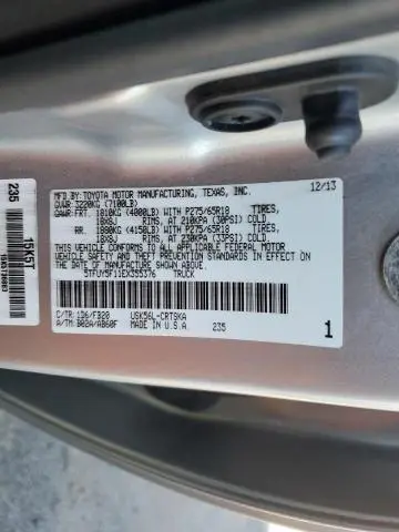 2014 TOYOTA TUNDRA DOUBLE CAB SR  