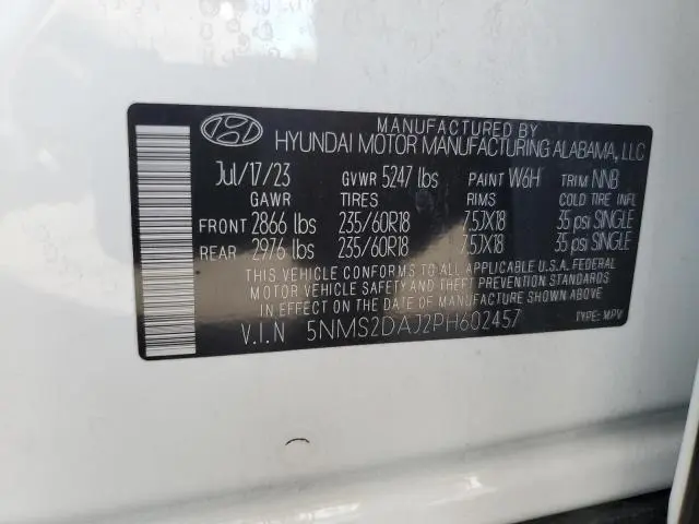 2023 HYUNDAI SANTA FE SEL  