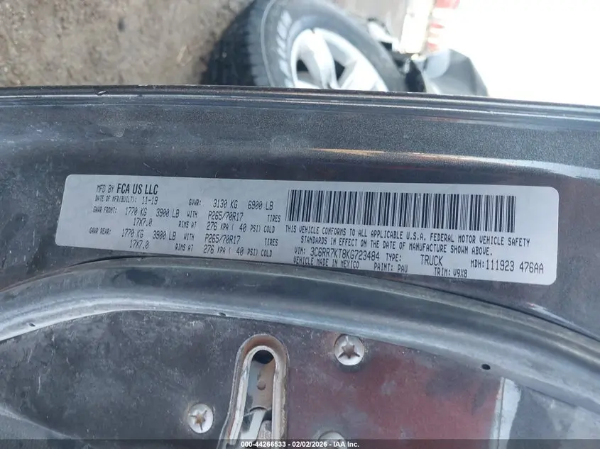 2019 RAM 1500 CLASSIC  