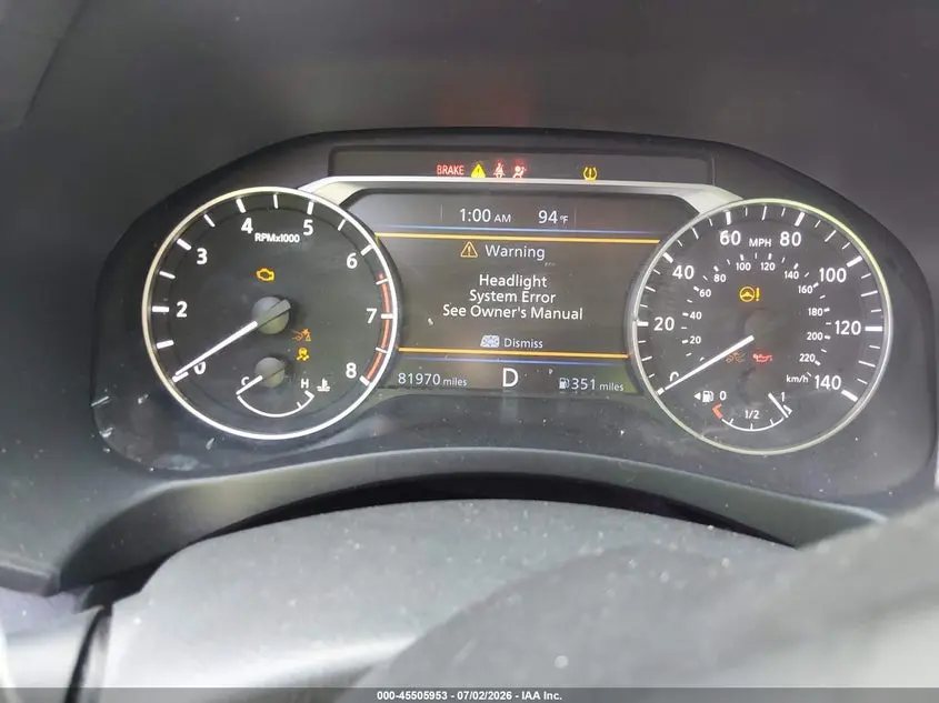 2022 NISSAN ALTIMA SR FWD