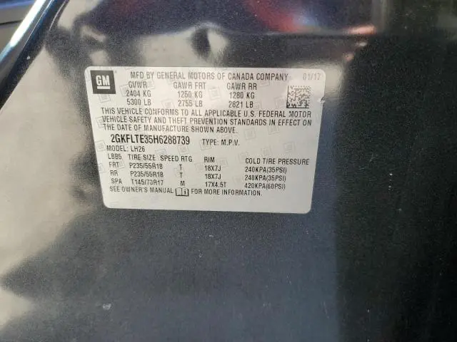 2017 GMC TERRAIN SLE  