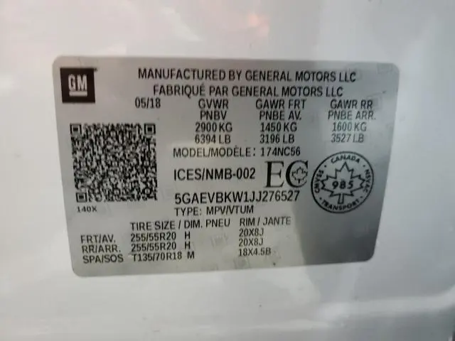 2018 BUICK ENCLAVE PREMIUM  