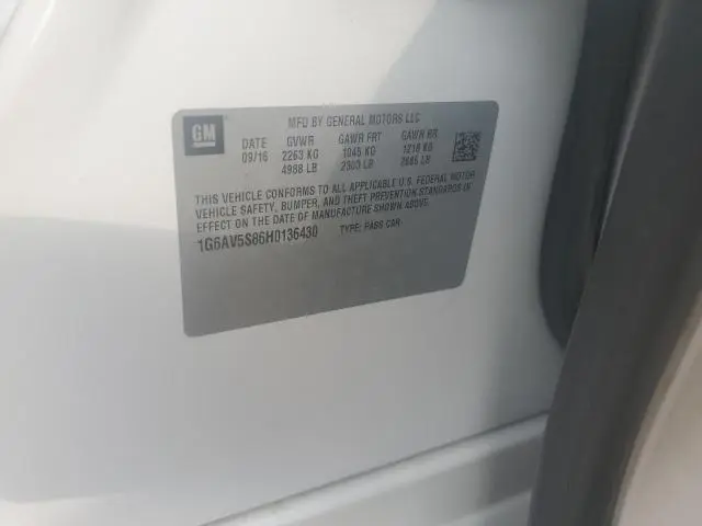 2017 CADILLAC CTS VSPORT PREMIUM LUXURY  