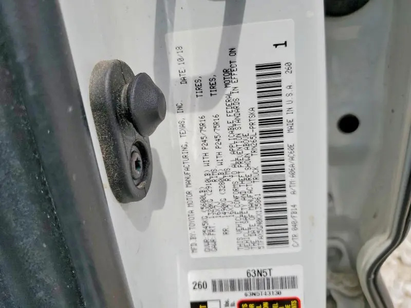 2019 TOYOTA TACOMA   