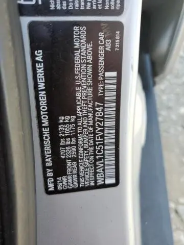 2015 BMW X1 XDRIVE28I  