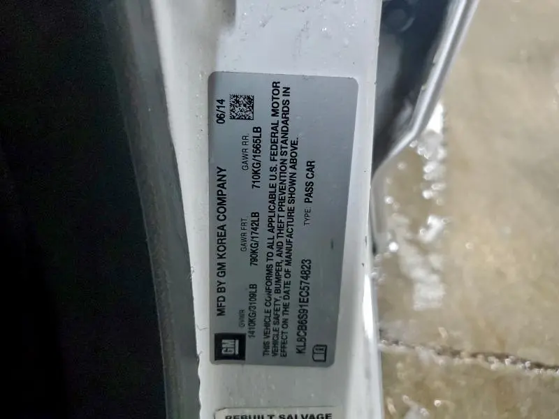 2014 CHEVROLET SPARK LS  