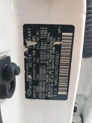 2015 HYUNDAI TUCSON LIMITED  